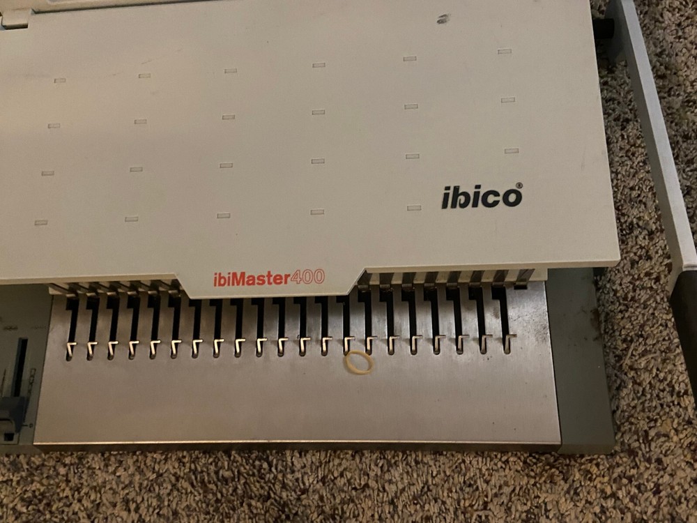 💧 IBICO ibiMASTER 400 COMB BINDING MACHINE WORKS EUC - FL
