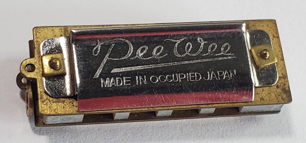 1940s PeeWee Harmonica - Occupied Japan -- With Original Box
