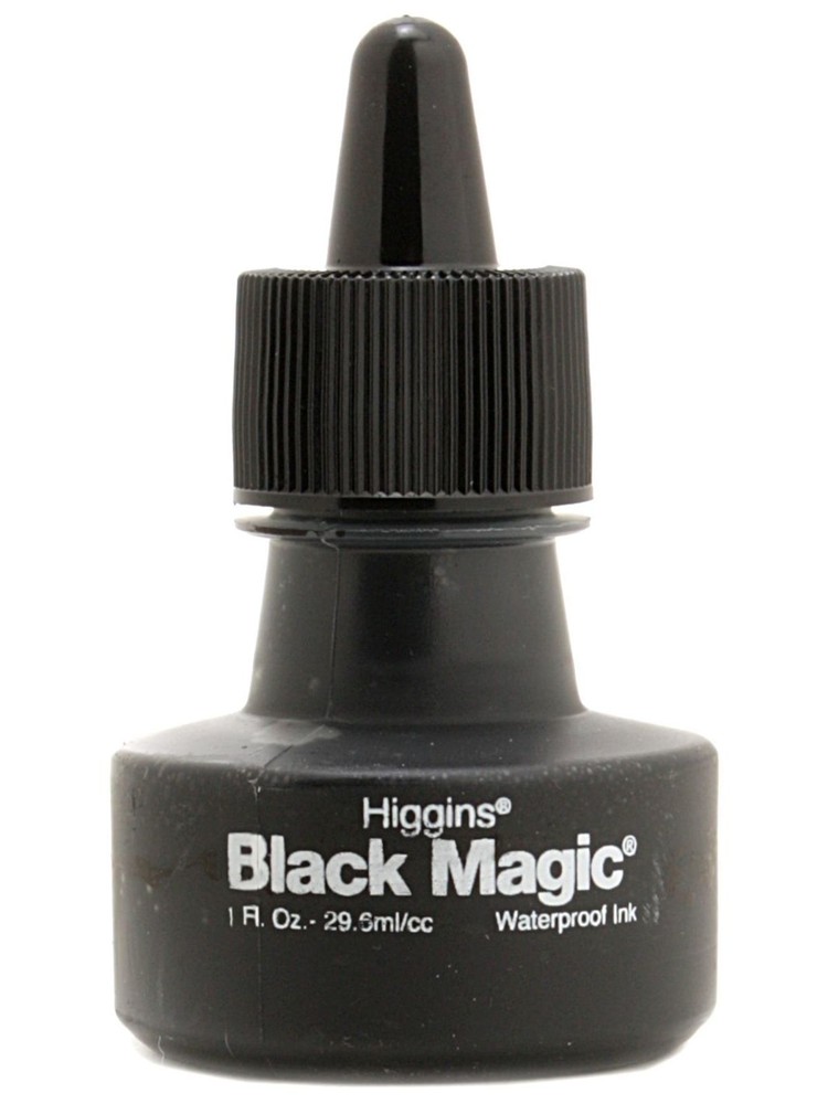 Higgins Black Magic Waterproof Ink - 1 oz.