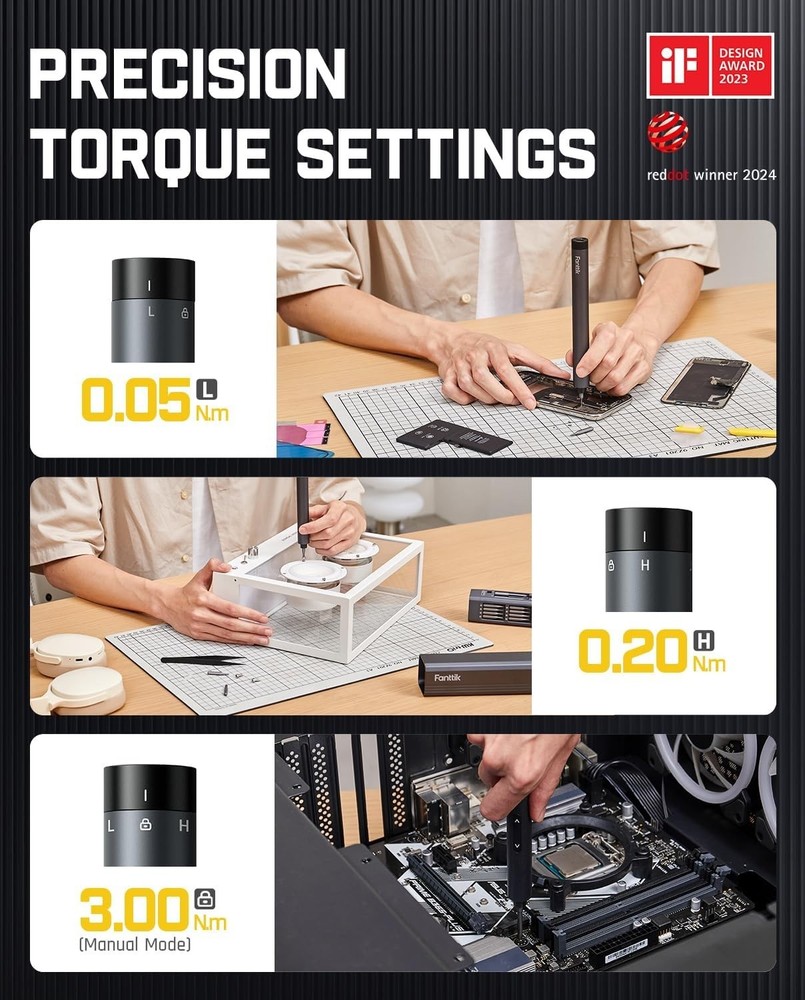 Mini Precision Screwdriver Set for Electronics with Magnetic Storage Case