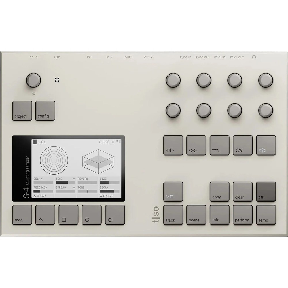 Torso Electronics S4 Sculpting Sampler Audio Instrument - White