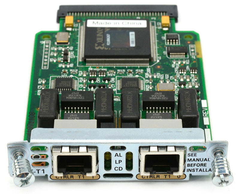 Cisco VWIC-2MFT-T1 2-Port Multiflex Trunk WAN Interface Card