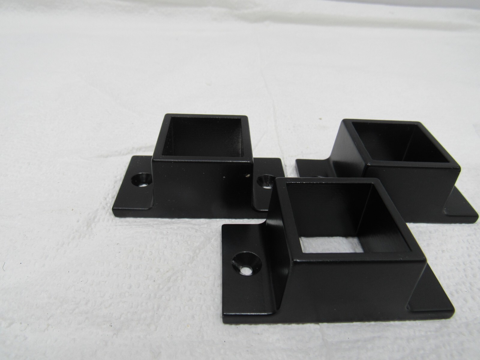 Barrette Outdoor Living 5/8" Metal Wall Mount Fence Brackets 3 Pack 73013011