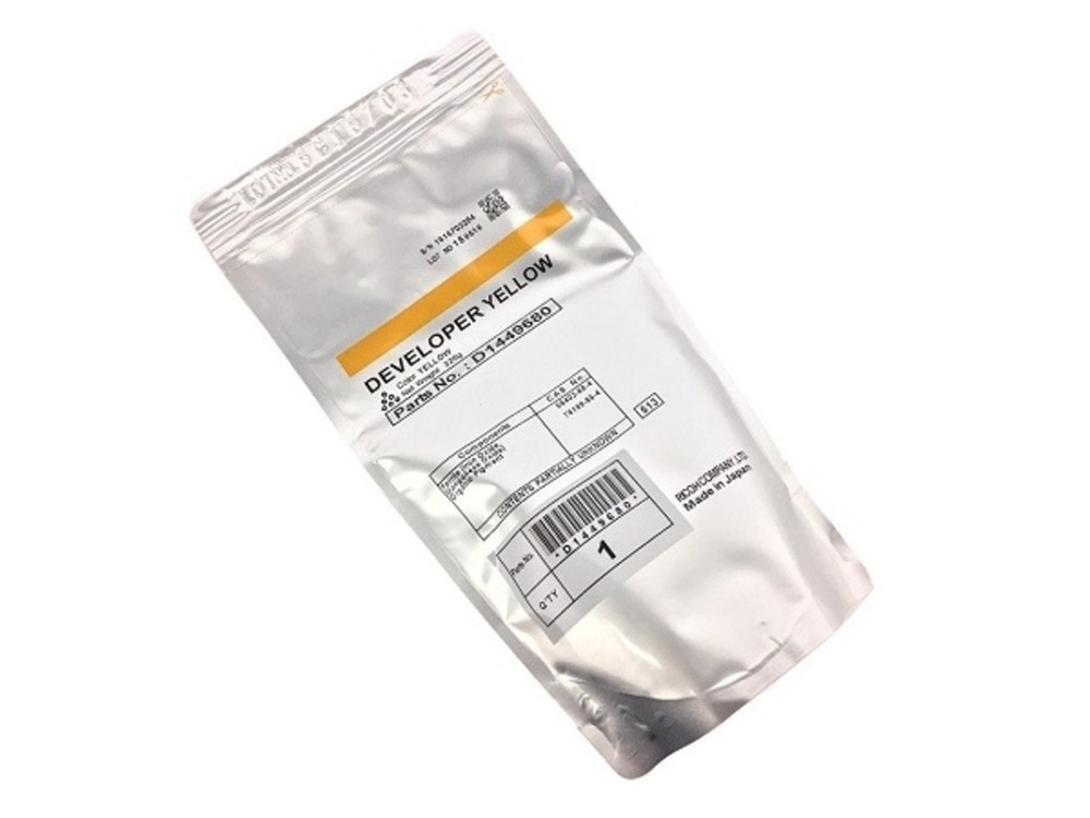 Genuine Ricoh D144-9680 Yellow Developer