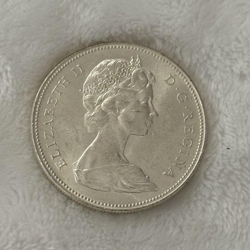 1966 Canada Dollar 80% Silver Coin