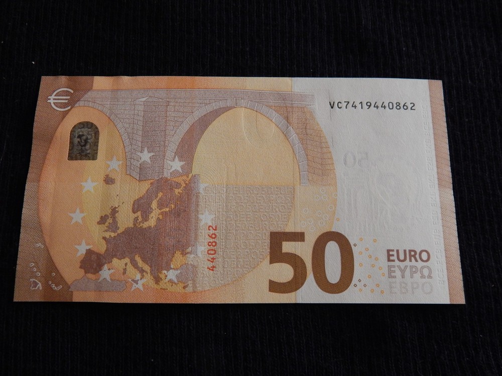 Spain 50 EURO 2017 C. Lagarde printer V026D1 UNC