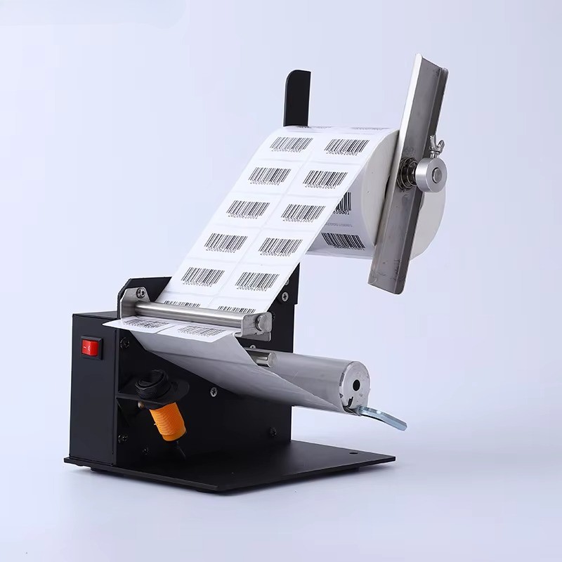 Label peeling machine, adhesive paper label tearing machine