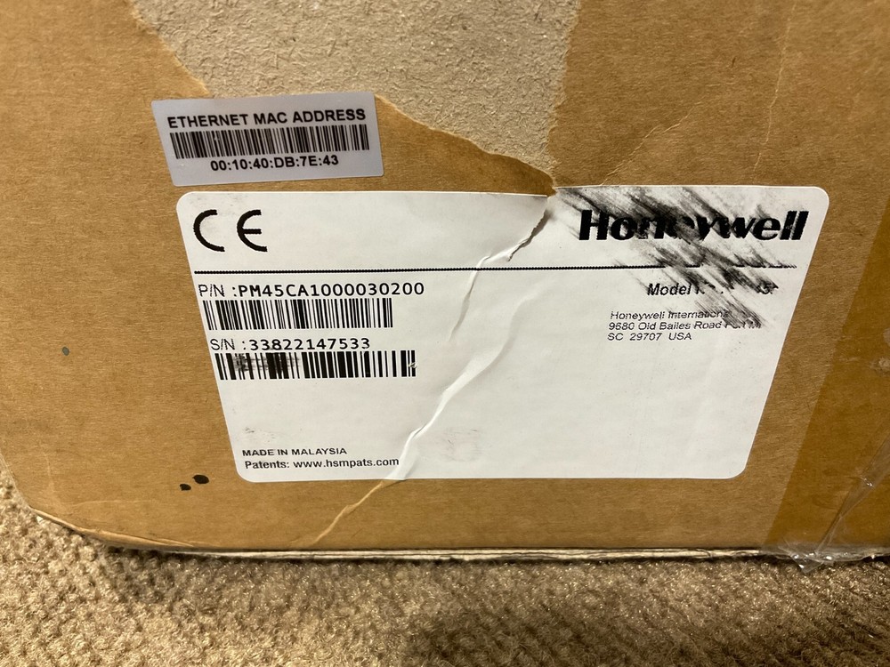 Honeywell EasyCoder PM45ca Thermal Printer PM45CA1000030200 Rewinder NEW ✅❤️️