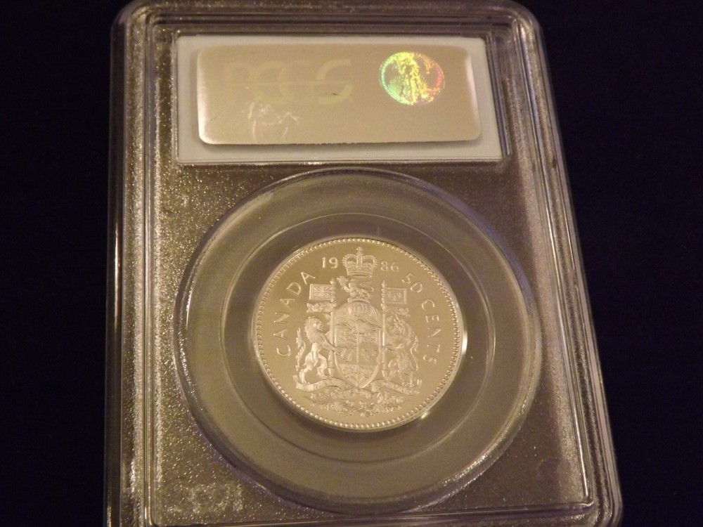 1986 50C Canada PCGS PR 69
