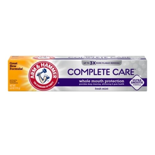 5 Pack Arm & Hammer Complete Care Toothpaste Fresh Mint 6oz Each