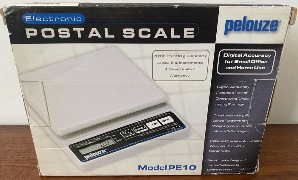 Pelouze Postal Scale 10 Lbs Model PE10 EUC Tested Working