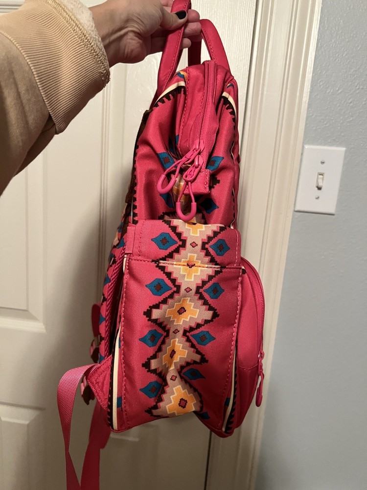 Wrangler Diaper Bag Backpack Aztec Travel Backpack Purses Western EUC