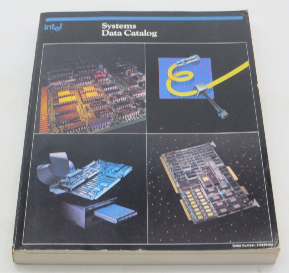 intel Systems Data Catalog 1982 vintage computer book 210299-001