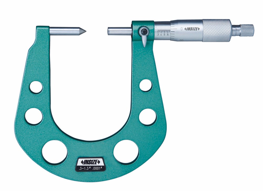 Insize DISK BRAKE MICROMETER, 1-2", graduation .0001" (3288-2)