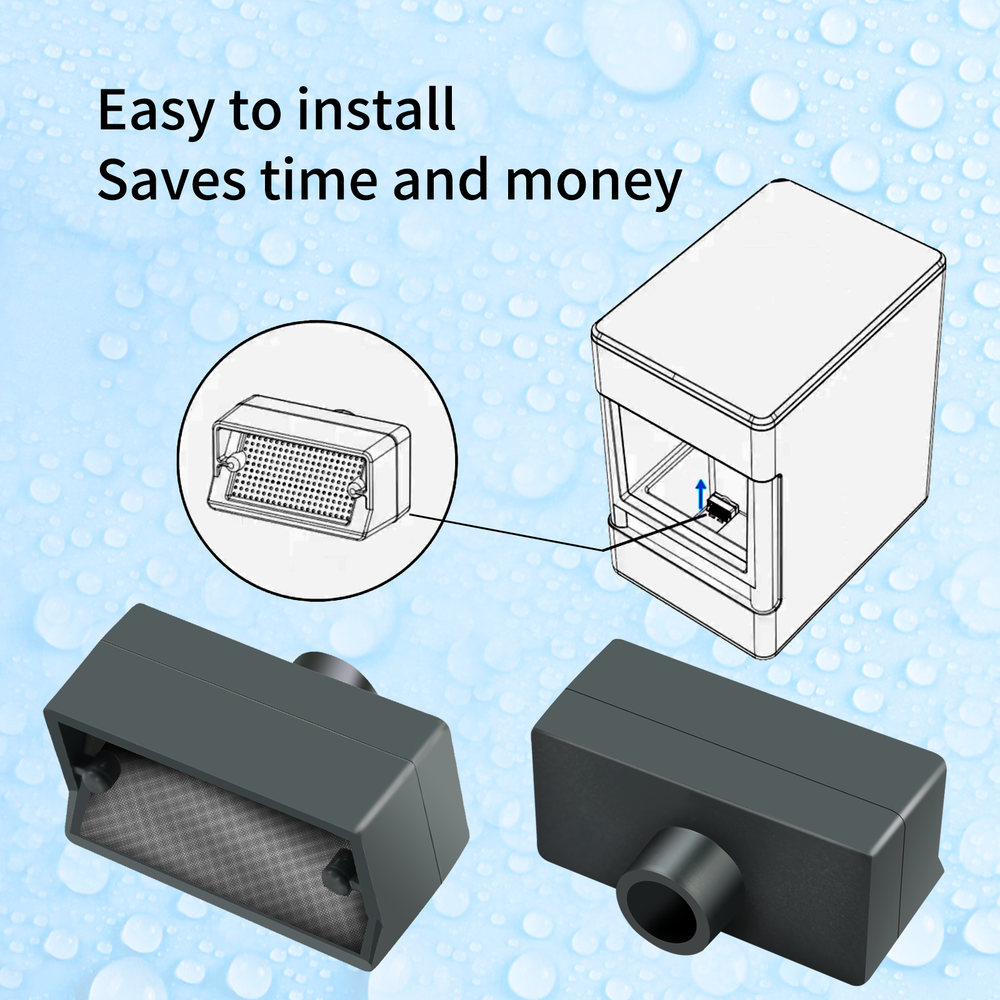Fits GE Profile Opal 2.0 1.0 Filter Piece ASM Gray Replacement Part