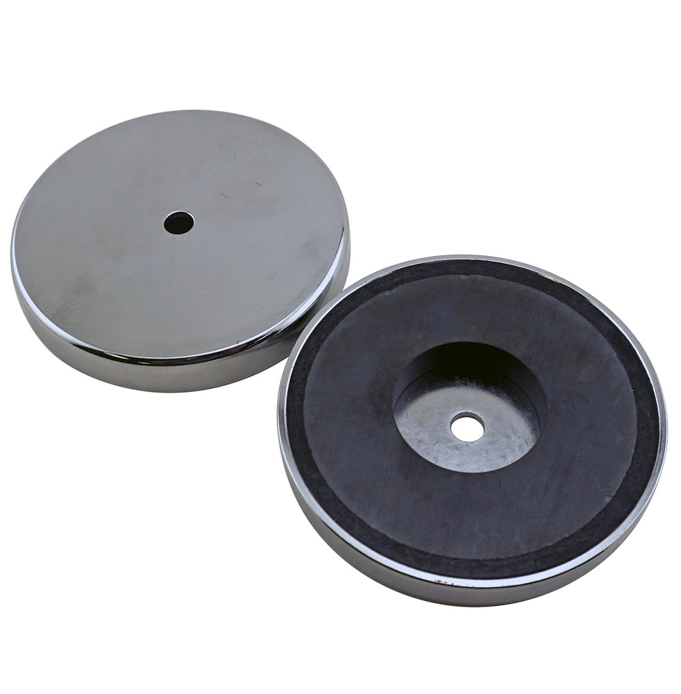 Ceramic round Base Magnet Fastener Pack - Heavy-Duty Strong Magnets - 95 Lb Pull