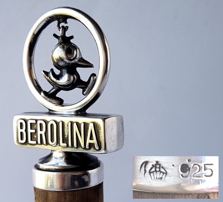 Berolina Berlin Silver Cork Stopper AL735