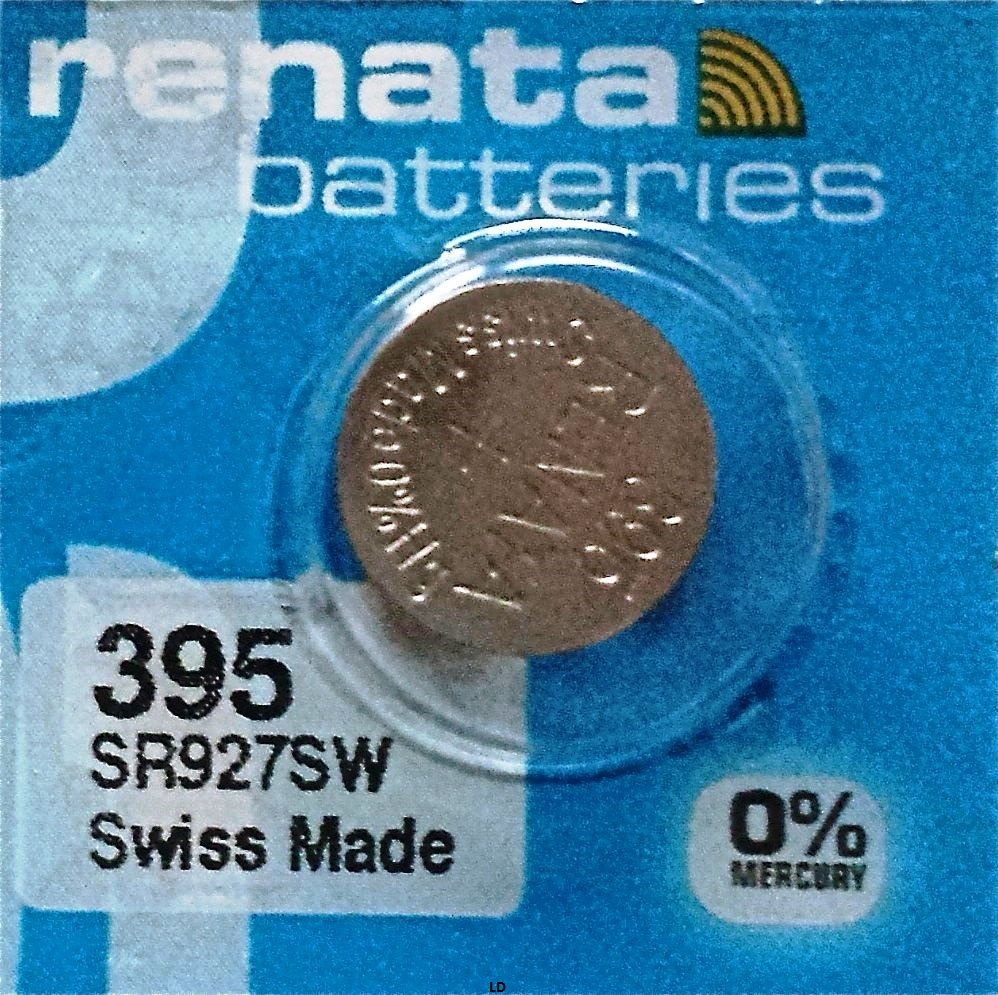 395 RENATA WATCH BATTERIES SR927SW (2 piece) New packaging Authorized Seller