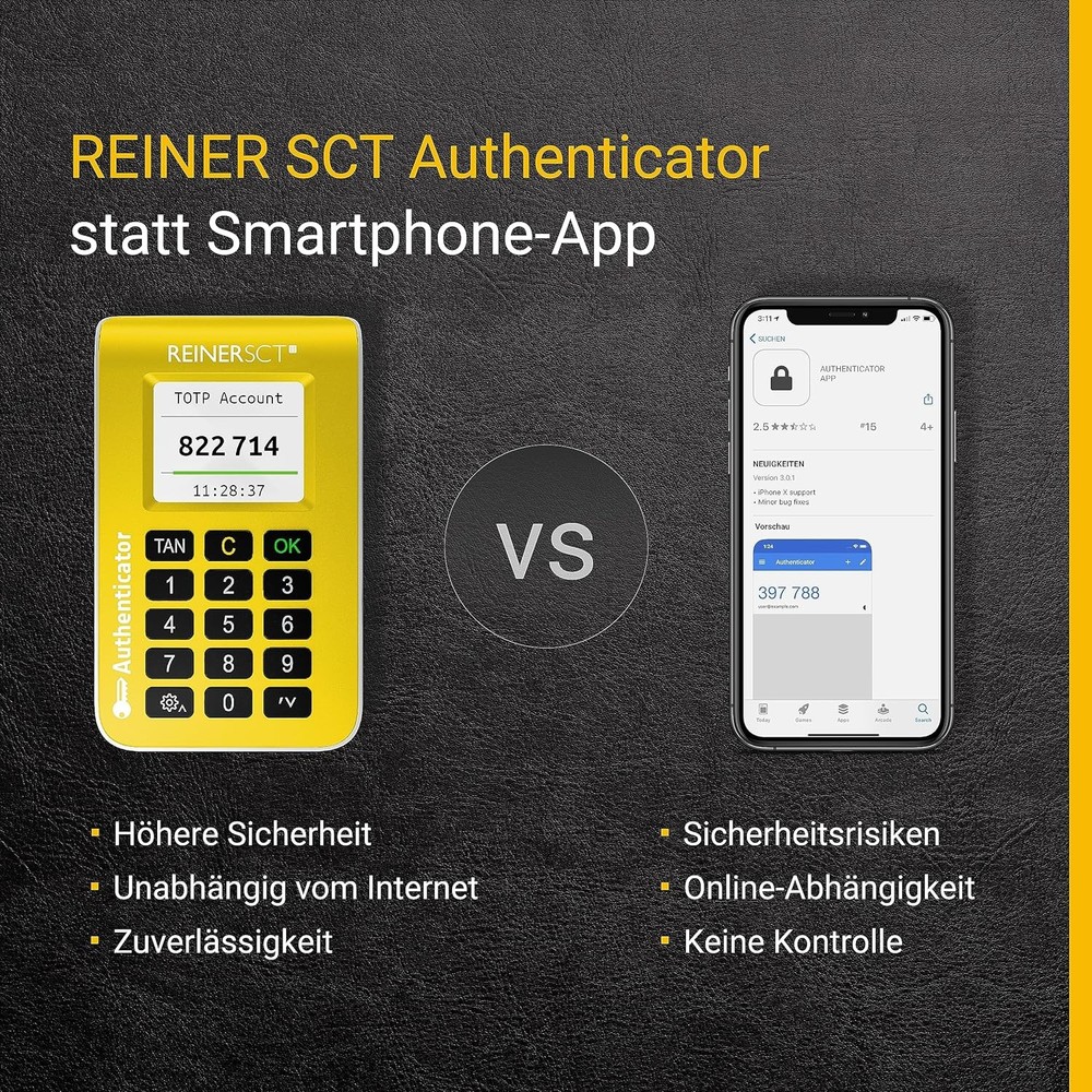 ReinerSCT Pure SCT Authenticator