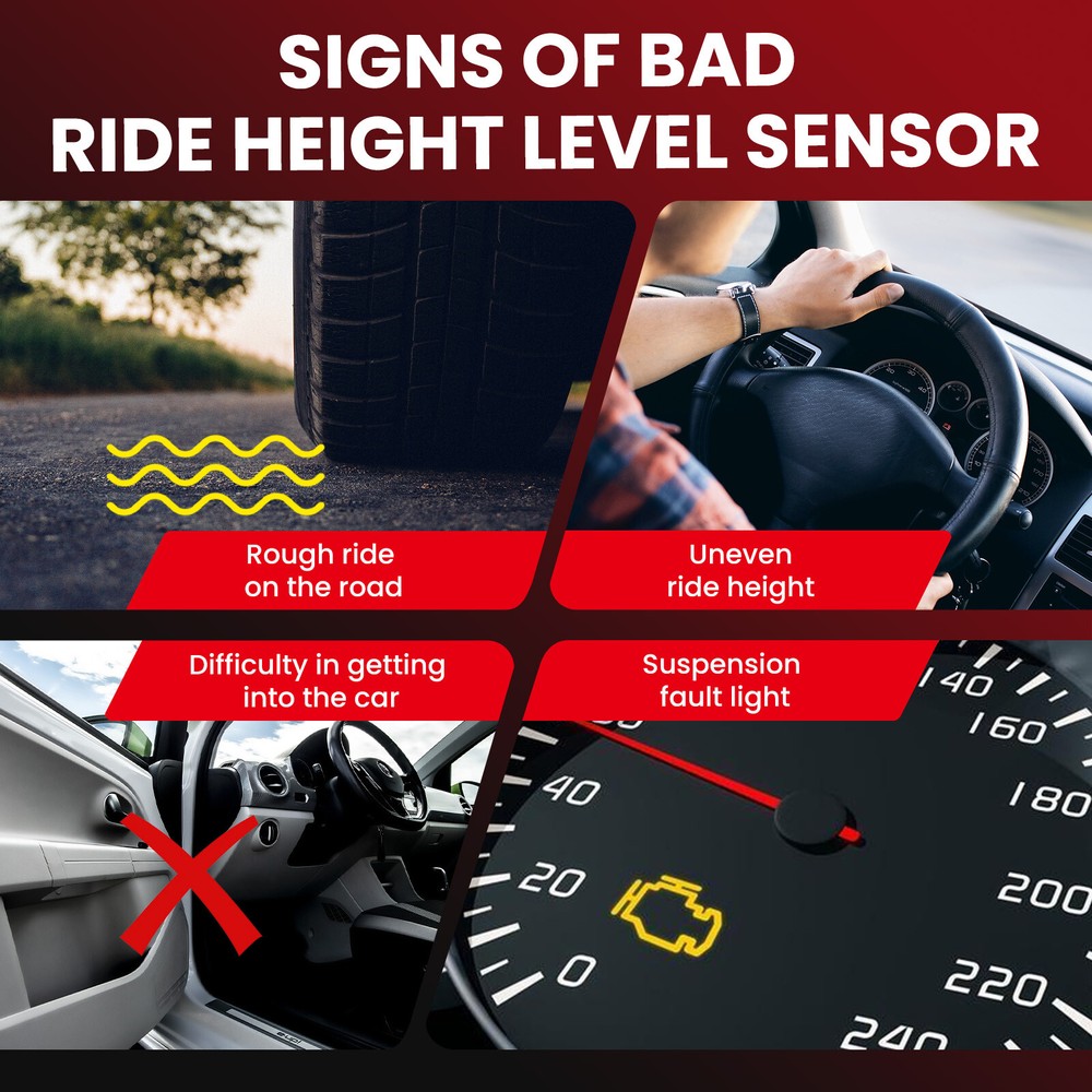 Front Left Ride Height Level Sensor for Audi A8 Quattro S8 Bentley Continental