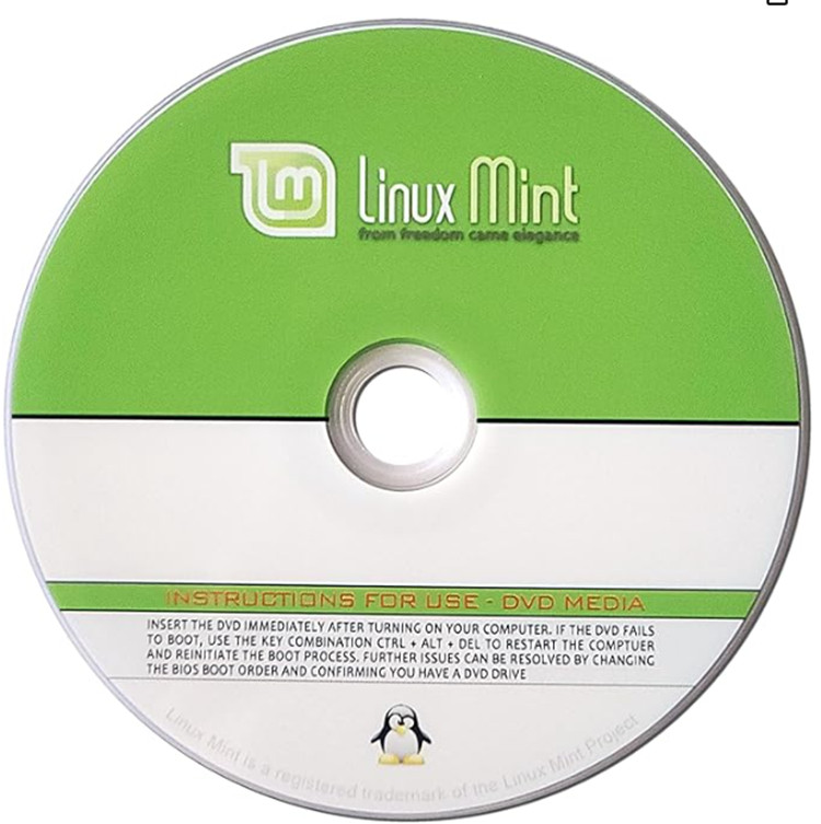 Linux Mint Latest 21.3 Cinnamon 64bit Version BOOTABLE LIVE DVD
