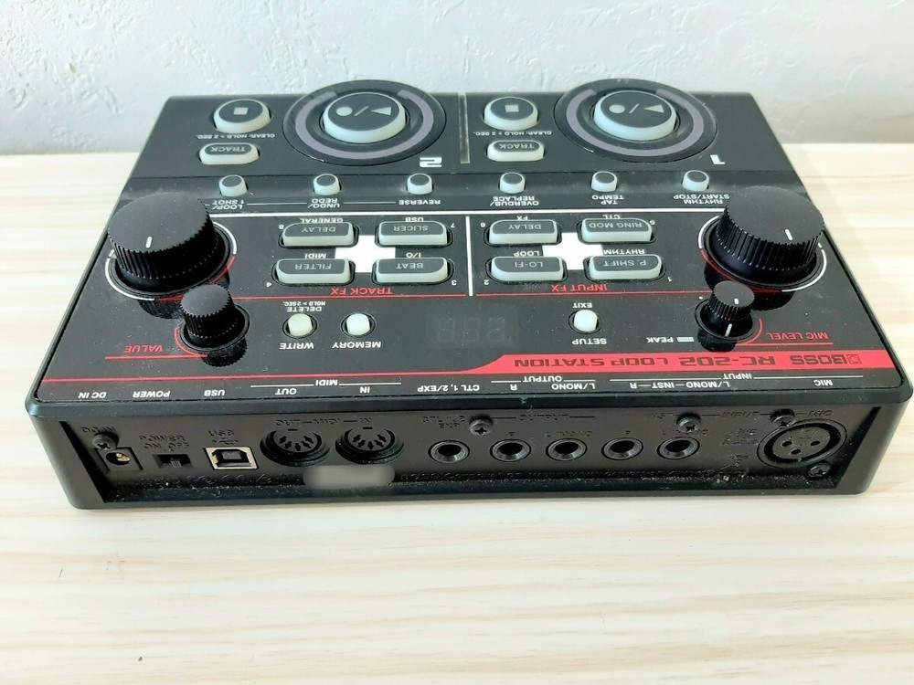Boss RC-202 Multi Effects DJ Loop Station Looper Used Work w/AC Adapter Tested