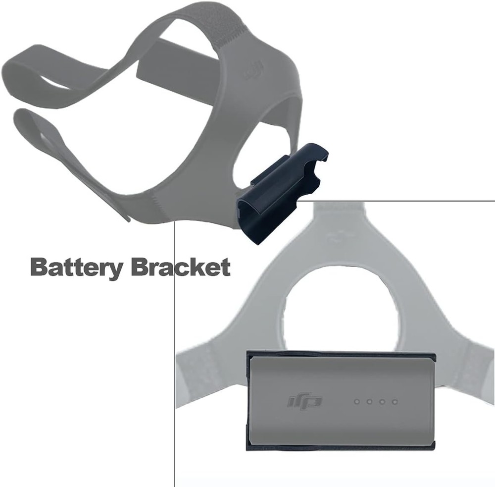 DJI FPV Goggles V2 Power Cable & Lightweight Battery Bracket for Enhanced Flight