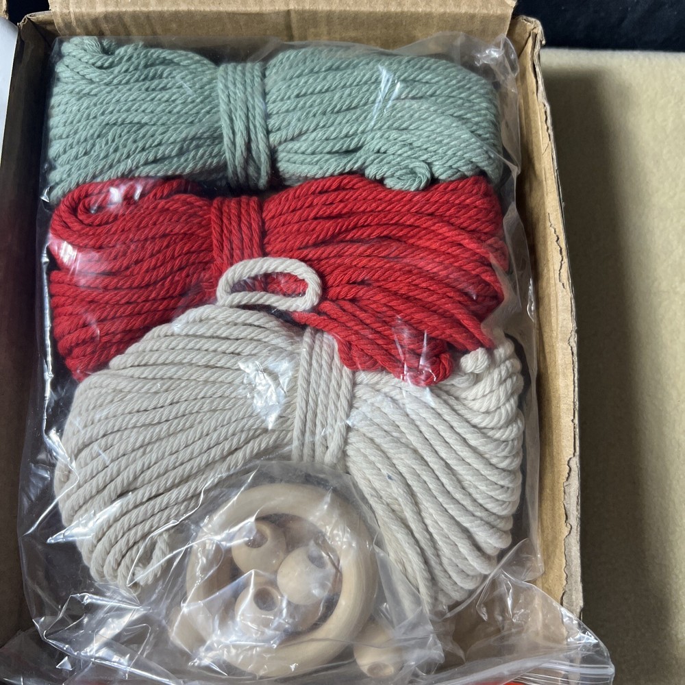 Vintage Christmas Tree Macrame Kit Makes 3 Trees