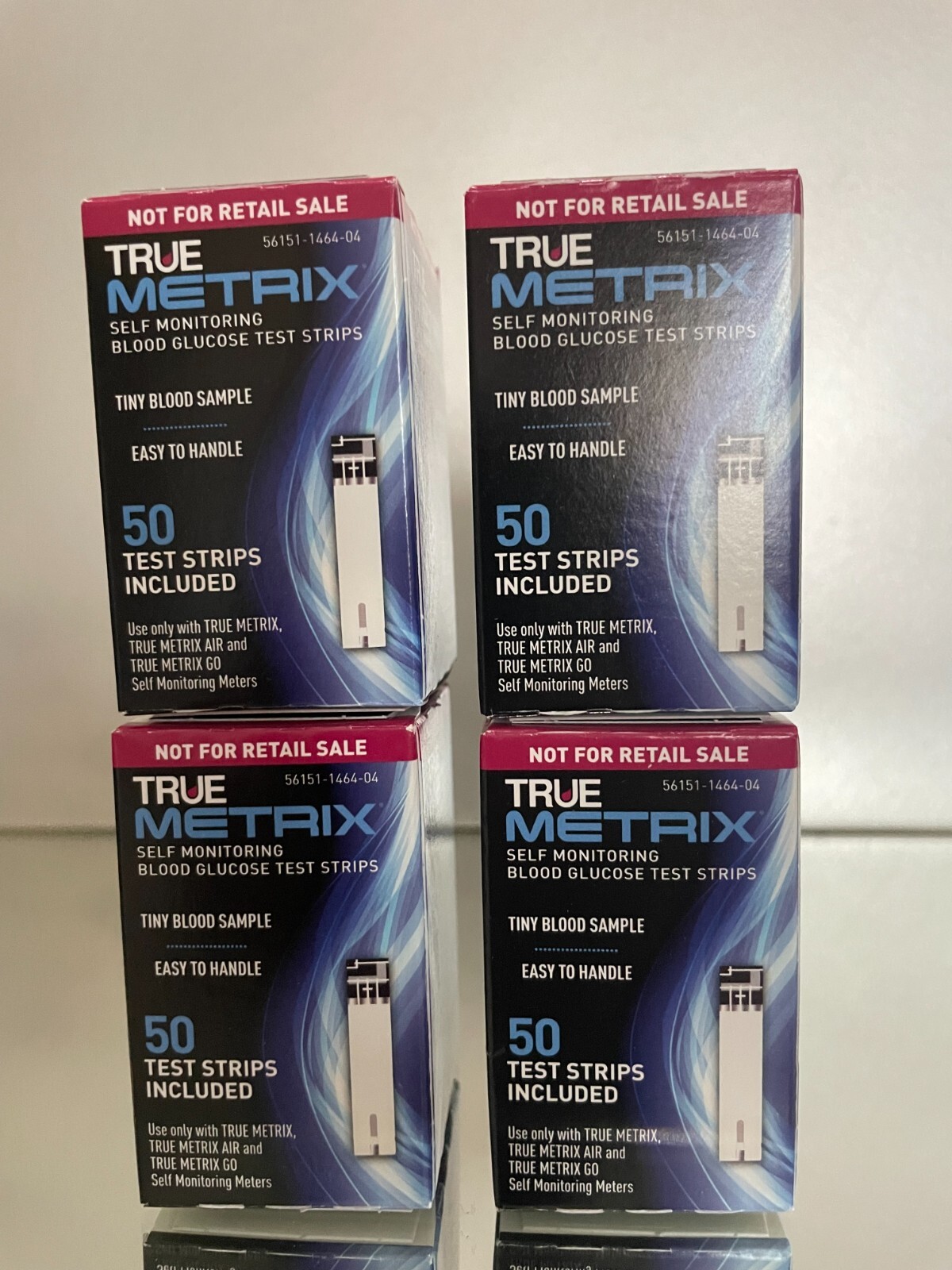 True Metrix Blood Glucose Test Strips 200 CT (4 BOXES) EXP 05/2027. FREE SHIP