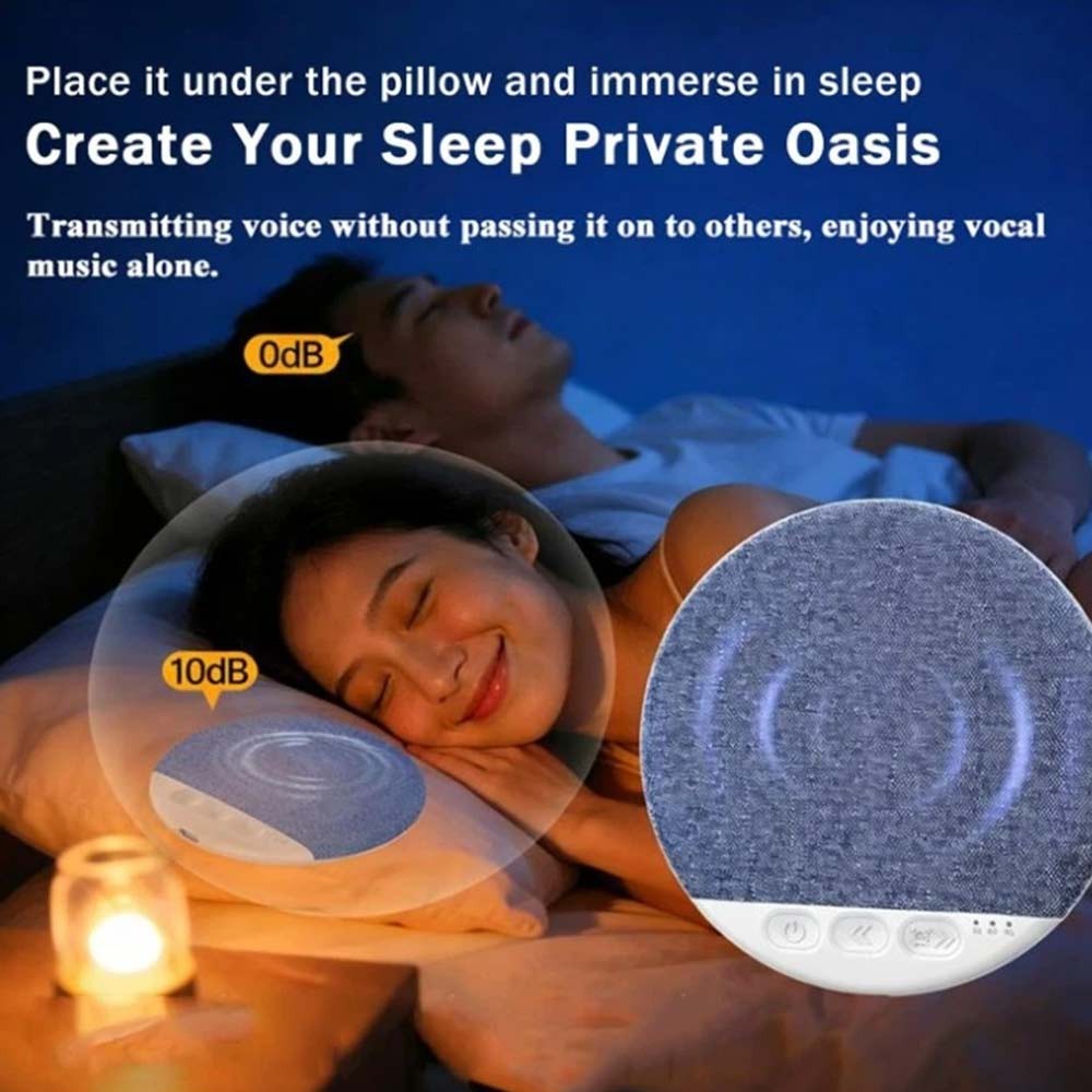 Under Pillow Speaker for Sleeping, Portable Bluetooth Bone Conduction Speaker