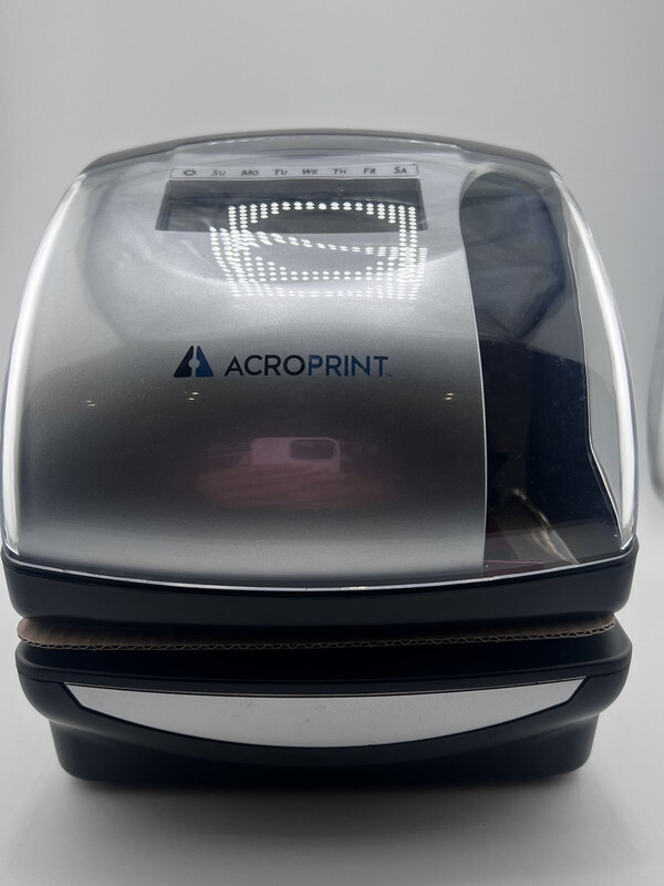 ACROPRINT ES900 DIGITAL ELECTRONIC PAYROLL RECORDER TIME CLOCK