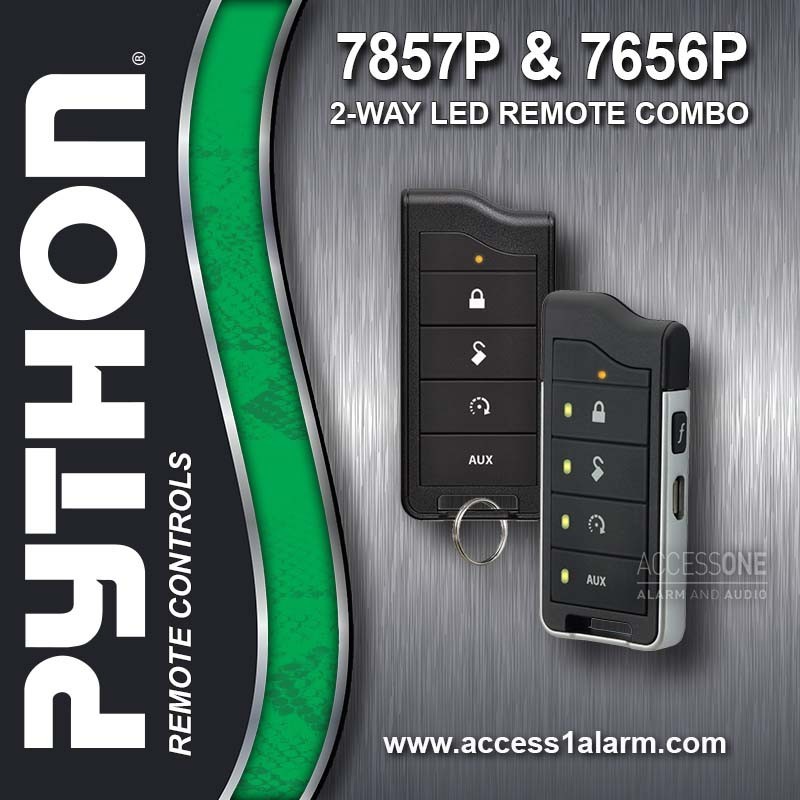 Python 7857P and 7656P Remote Package For 5606P - Remotes ONLY With USB Cable