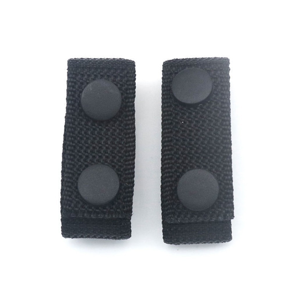 Buckle Belt Keeper 4 Adjustable Nylon Snaps for Belt Security
