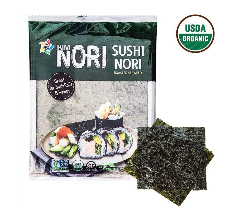 Roasted Seaweed Sushi Nori  -  1 Pack X 10 Full Size Sheet 25g (0.88 oz)