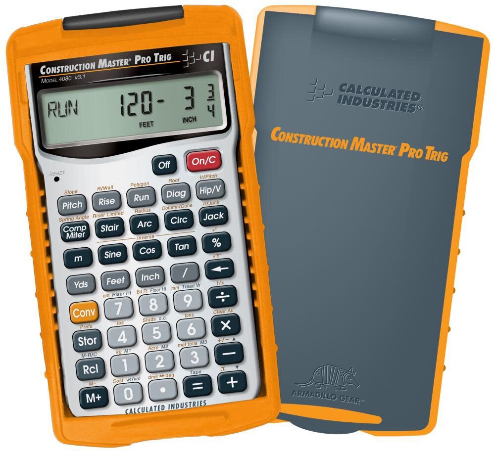 Calculated Industries Cm Pro Trig Construction Math Calculator