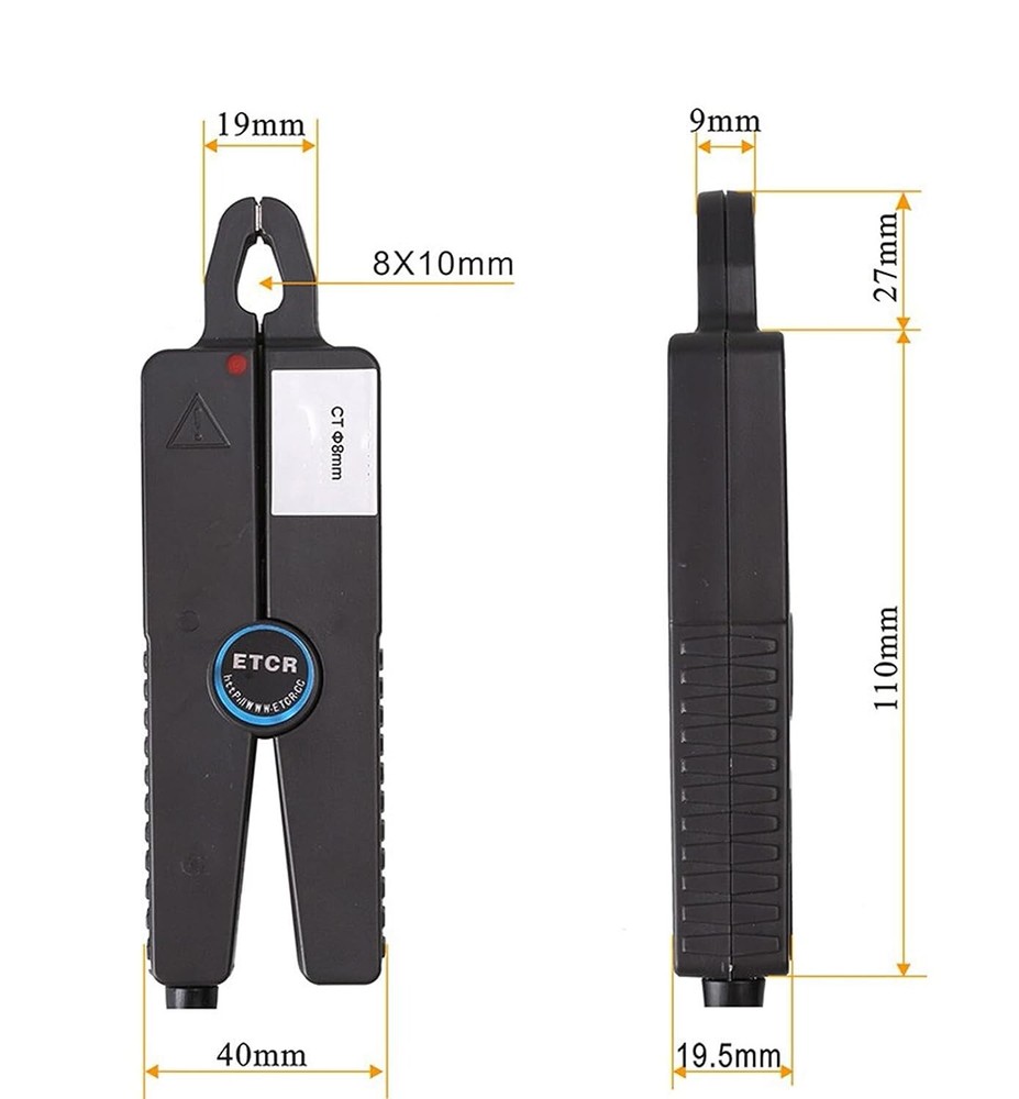 Energy Quality Analyzer Power Quality Measuring Instruments Range 10mA~10A