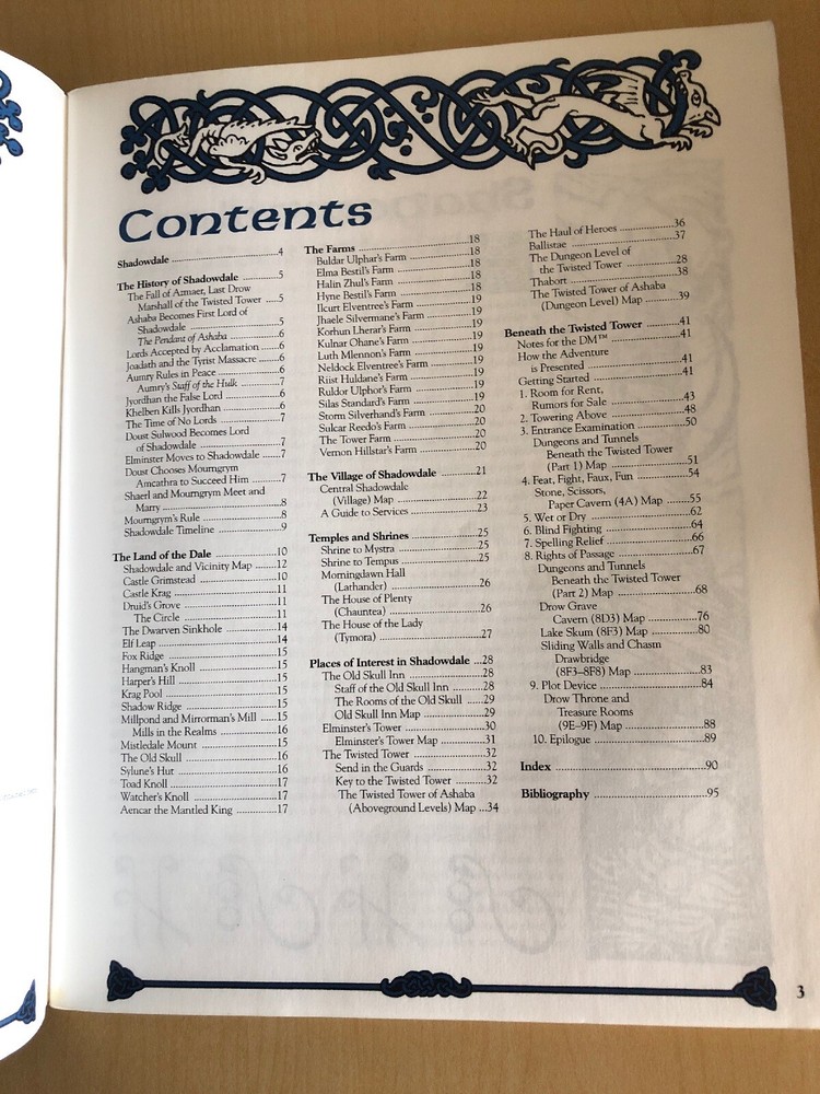 Forgotten Realms Dungeons & Dragons Shadowdale Campaign Setting AD&D 1993