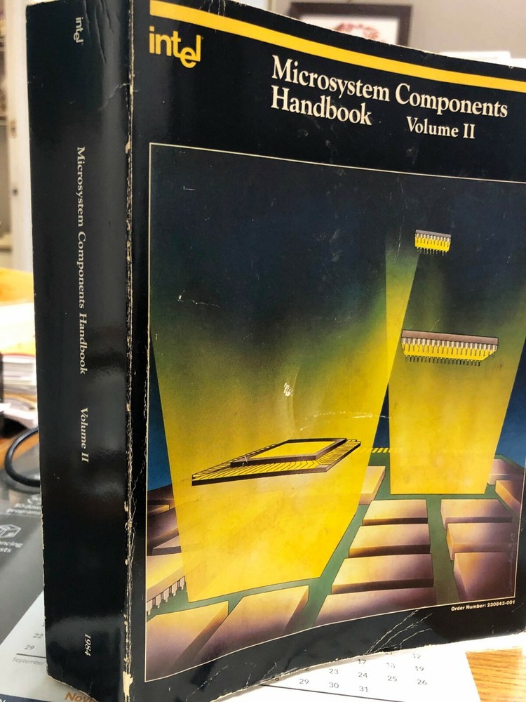 Intel 1984 Microsystem Components Handbook Volume 2 / Free Shipping!