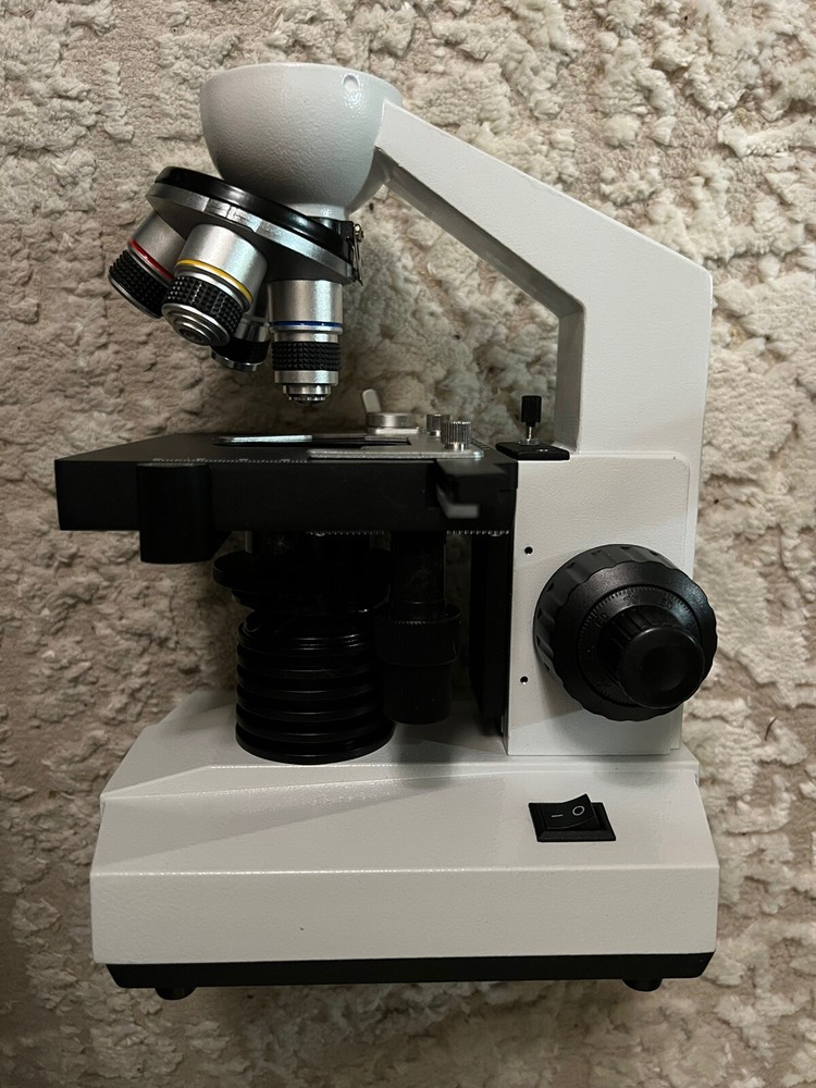 Professional Binocular Microscope with Double Layer Stage Abbe Condenser “READ”