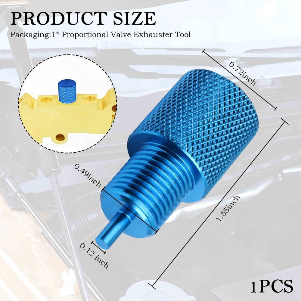 Adjustable Proportioning Valve Bleeder Tool,Aluminum Brake Blue