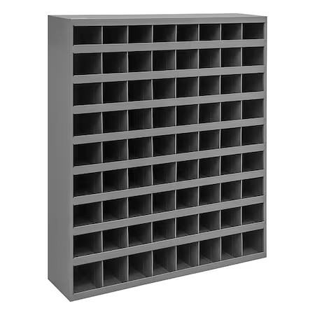 Durham Mfg 350-95 Pigeonhole Bin Unit, 33.75 In W X 8.5 In D X 42 In H, 72