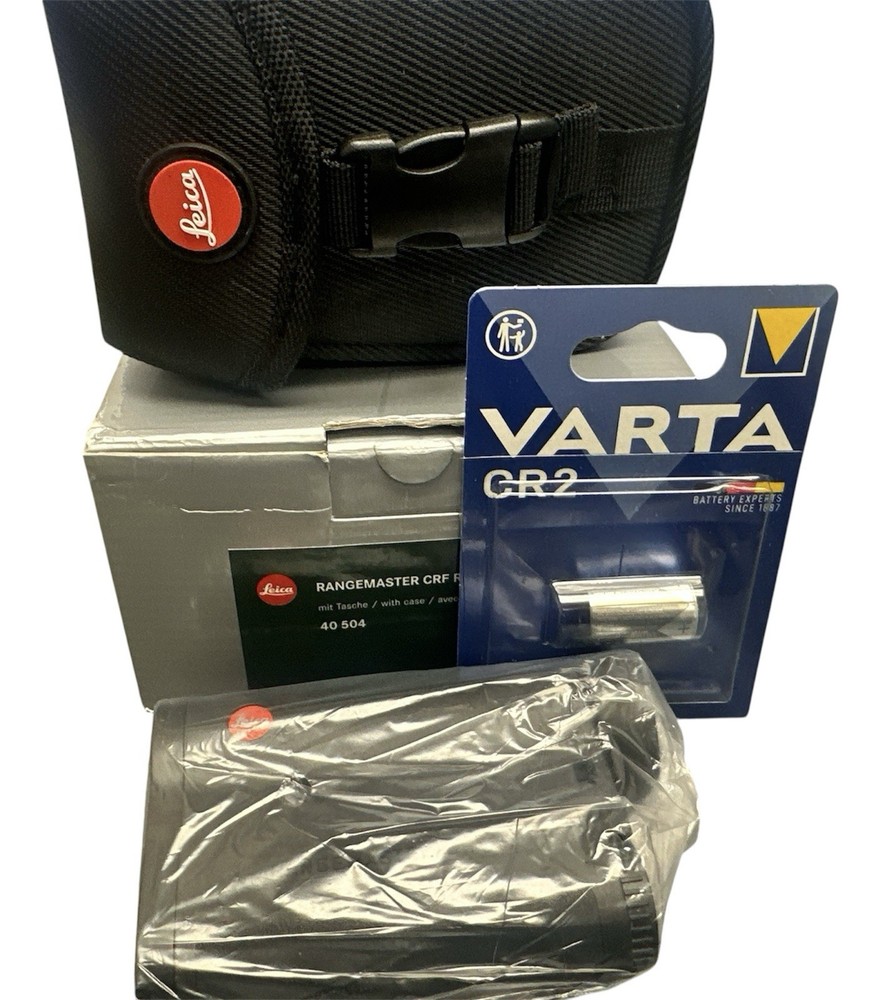 Leica Rangemaster CRF-R Compact Laser Rangefinder, 2000 Yard Range (40504)