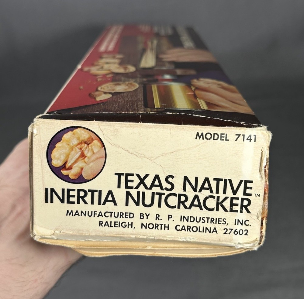 Vintage Texas Native Inertia Nutcracker With Box & Instructions Model 7141