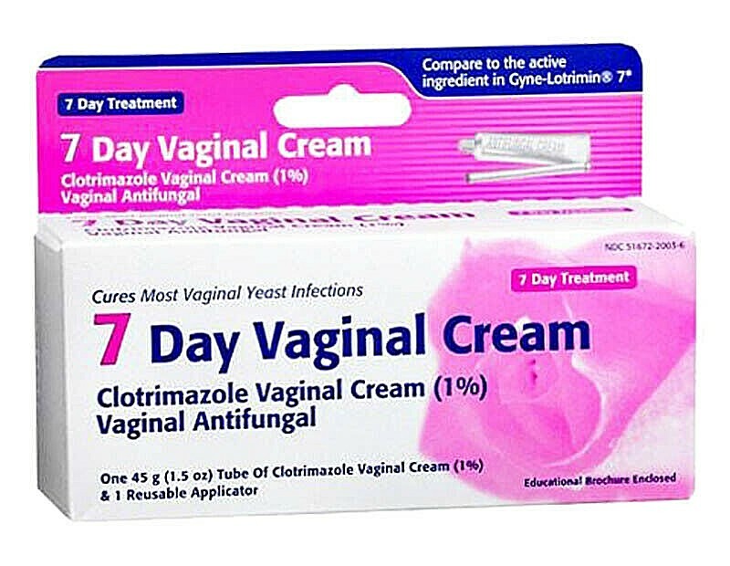7 Day Vaginal Antifungal Cream With Applicator Generic Monistat EXP 09/2024