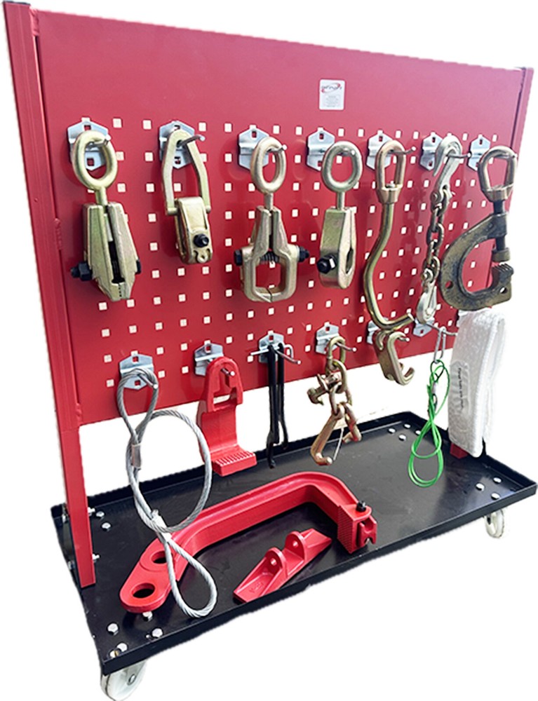 17pcs Deluxe Auto Body Frame Repair Pulling Clamp & Chassis Dent Puller Hook Set