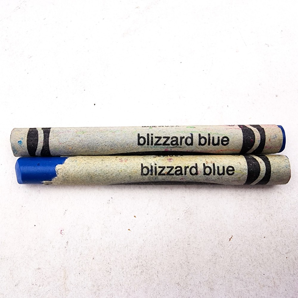 Vintage Crayola Crayons Binney & Smith Blizzad Blue Replacement
