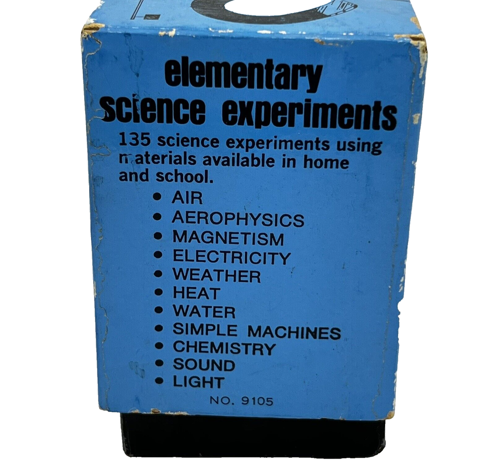 1974 Educational Insights Elementary Science Experiments 135 Projects #9105 Rare