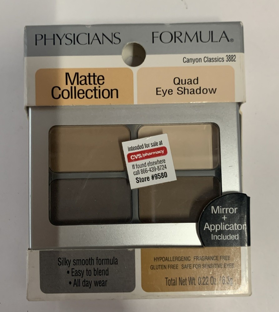Physicians Formula Matte Collection Quad Eyeshadow Canyon Classics 3882