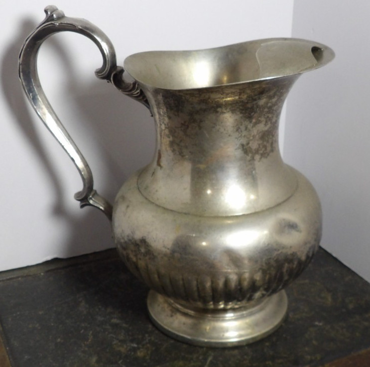 Vintage Silver Plate Water Pitcher