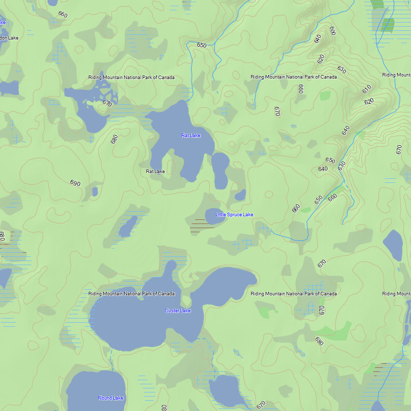 TrakMaps TOPO Manitoba - Garmin GPS Map